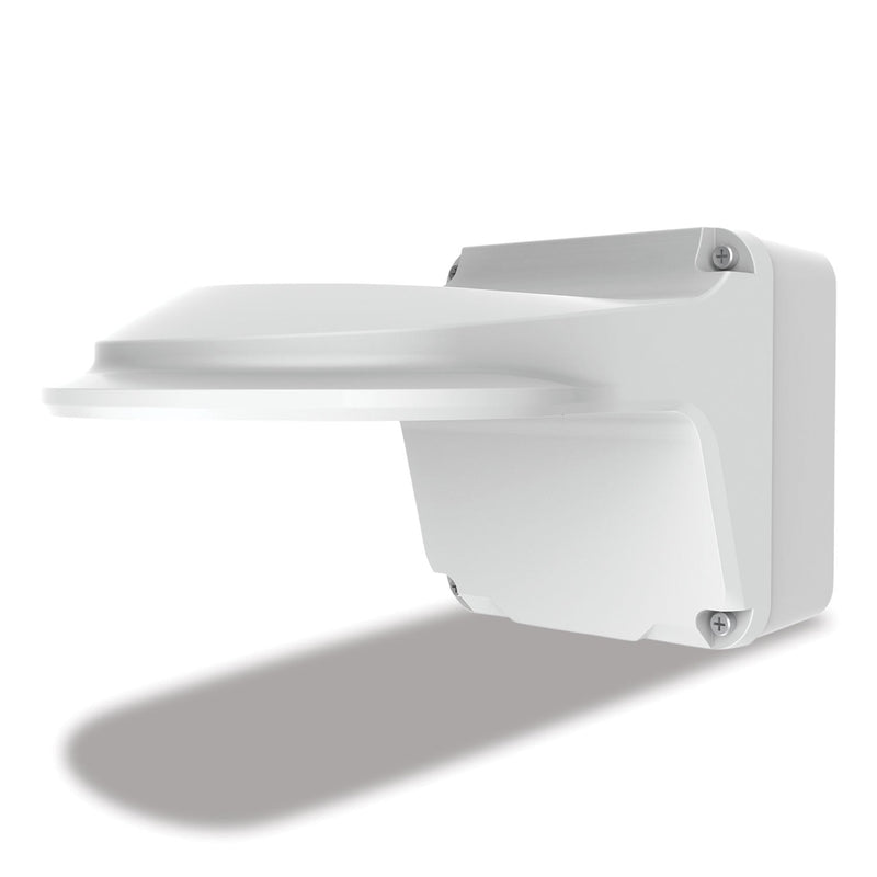 Gyration Fixed Dome Outdoor Wall Mount, 4.92 x 4.92 x 9.94, White