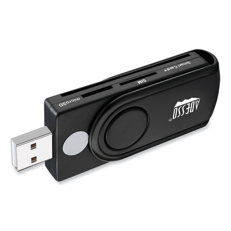 Adesso SCR-200 Smart Card Reader, USB