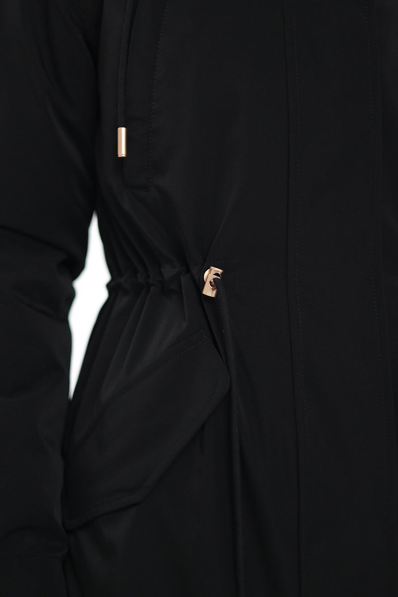 Genuine Scandinavian Mink Fur Parka with Rabbit Fur Insulation