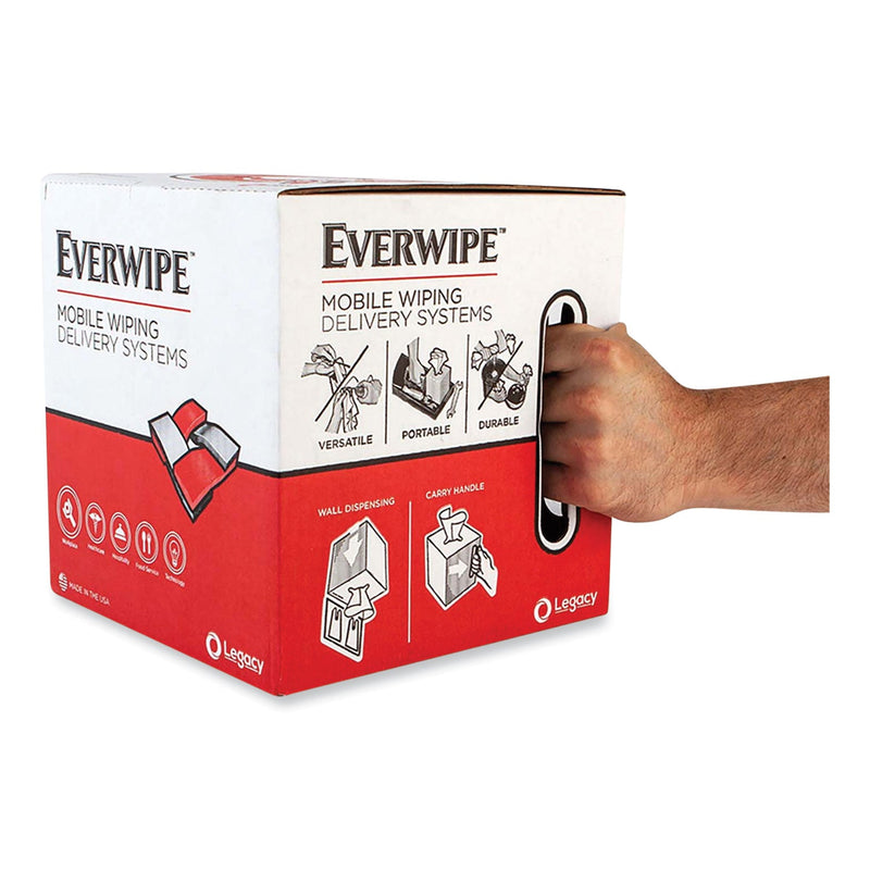 Everwipe Heavyweight Blue Wiper, 9 x 12, 200/Roll, 4 Rolls/Carton