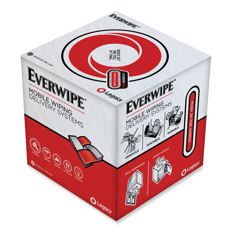 Everwipe Heavyweight Blue Wiper, 9 x 12, 200/Roll, 4 Rolls/Carton