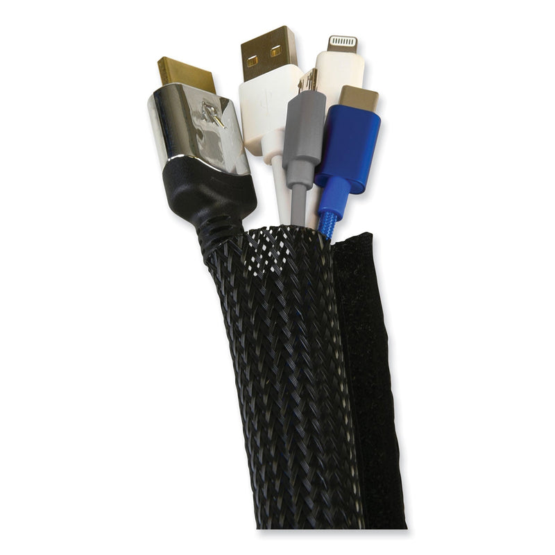 RCA Cord Concealer, 3.15" x 78", Black