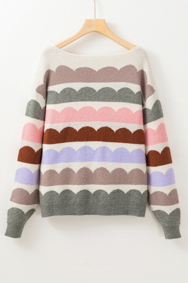 Zelda Sleeve Drop Shoulder Sweater