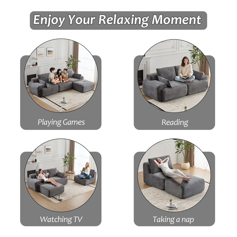 Compressed Sofa, Large Sectional Couches For Living Room