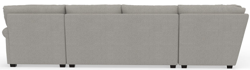 Livingston - Sectional With Comfort Coil Seating, 40" Cocktail Ottoman And Accent Pillows Included