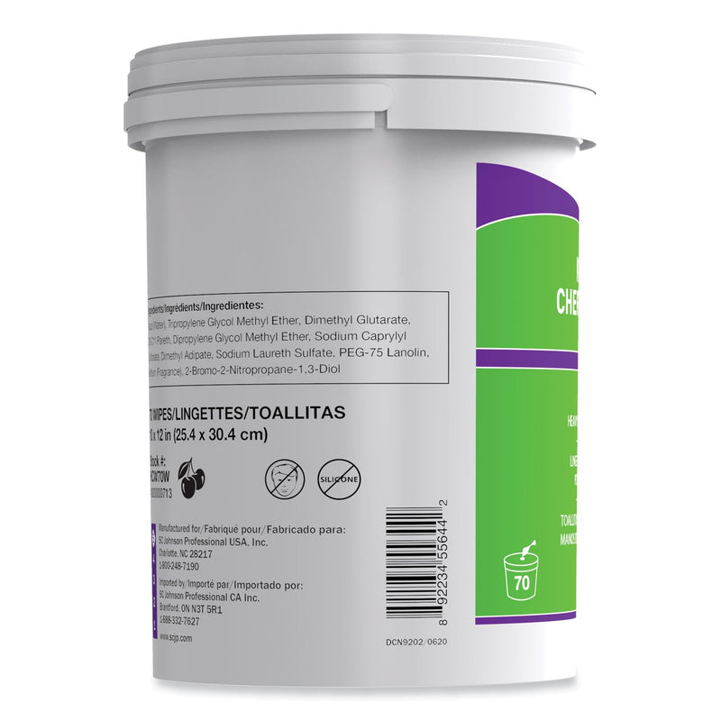 SC Johnson Professional Kresto Cherry Wipes, Cloth, 7.92 x 5.74, Cherry, 70/Pack, 6 Packs/Carton