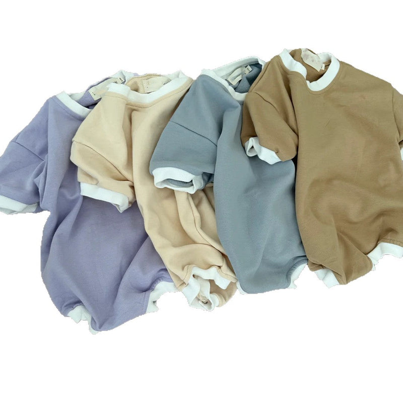 Loose-fitting Class A Cotton Onesie For Babies