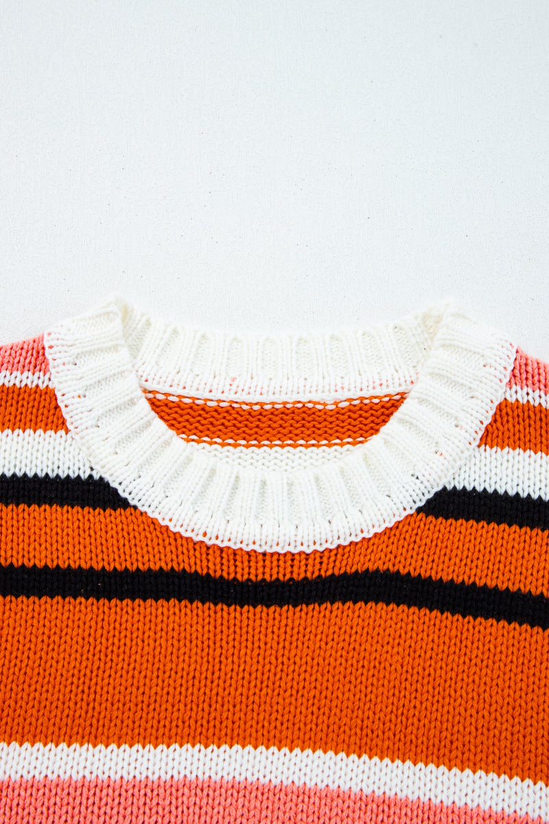 Mirissa Shoulder Cropped Pullover Sweater