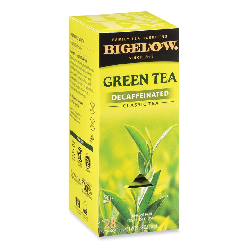 Bigelow Decaffeinated Green Tea, Green Decaf, 0.34 lbs, 28/Box