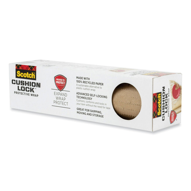 Scotch Cushion Lock Protective Wrap, 12" x 30 ft, Brown