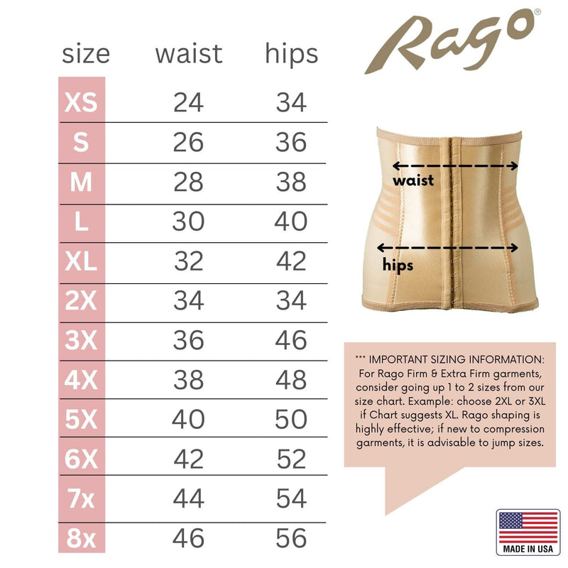 Style 821 | Shapette Powermesh Satin Panel Waist Cincher