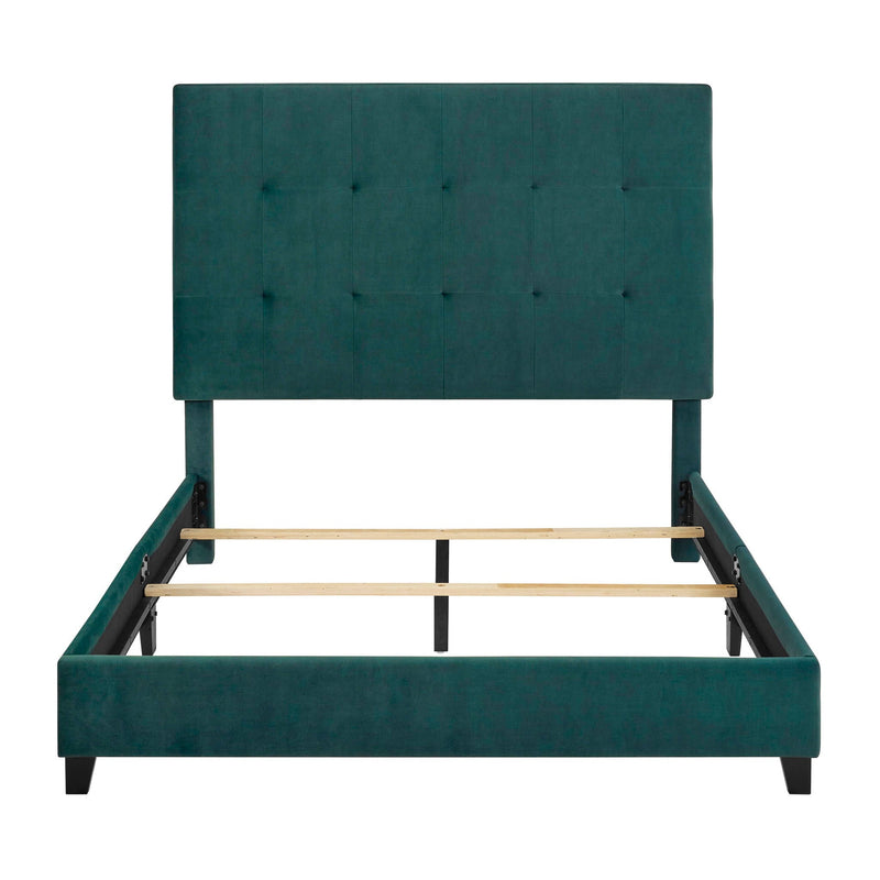 Tufted Upholstered Headboard Platform Bed