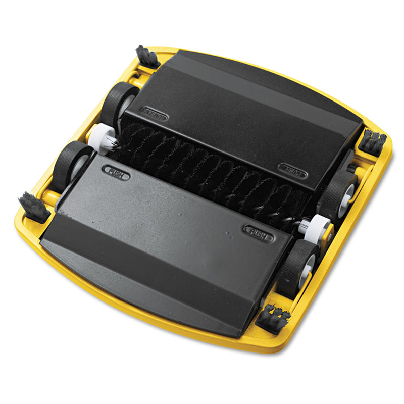 Rubbermaid Floor and Carpet Sweeper, 44" Handle, Black/Gray