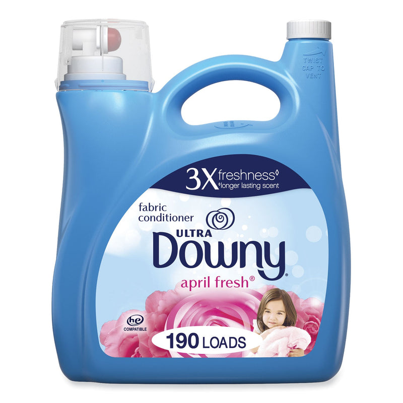 Downy Liquid Fabric Softener, April Fresh, 164 oz Bottle, 4/Carton