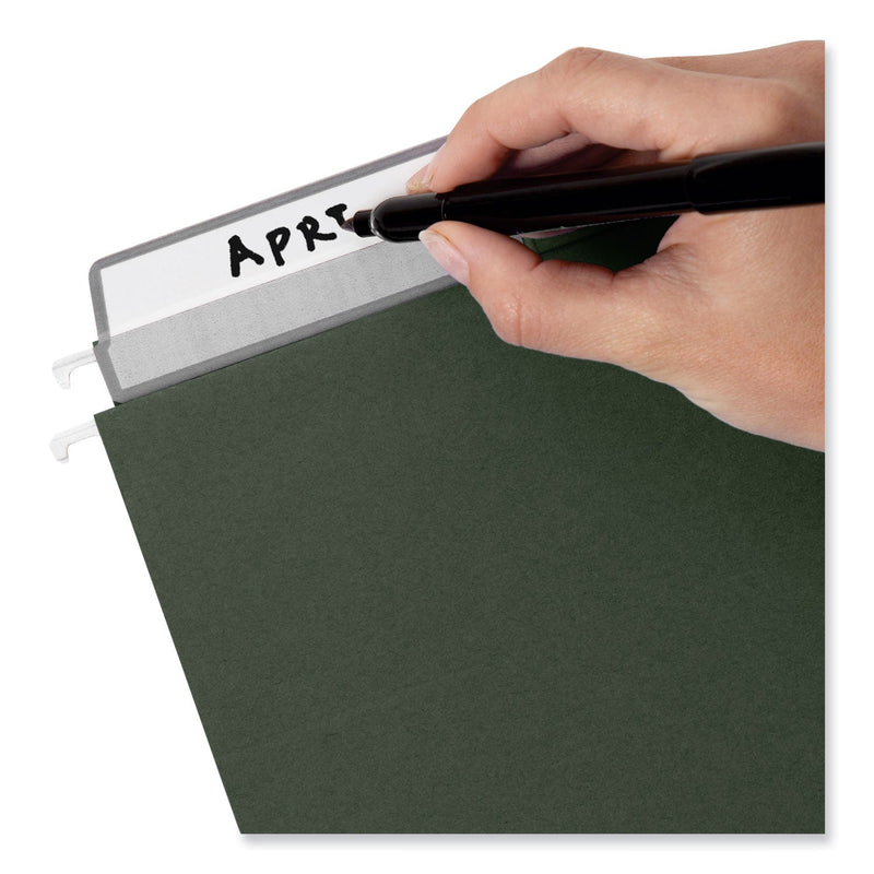 Smead 100% Recycled Hanging File Folders with ProTab Kit, Letter Size, 1/3-Cut, Standard Green