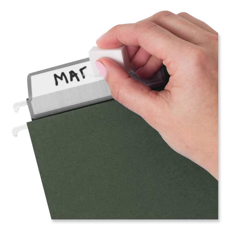 Smead 100% Recycled Hanging File Folders with ProTab Kit, Letter Size, 1/3-Cut, Standard Green