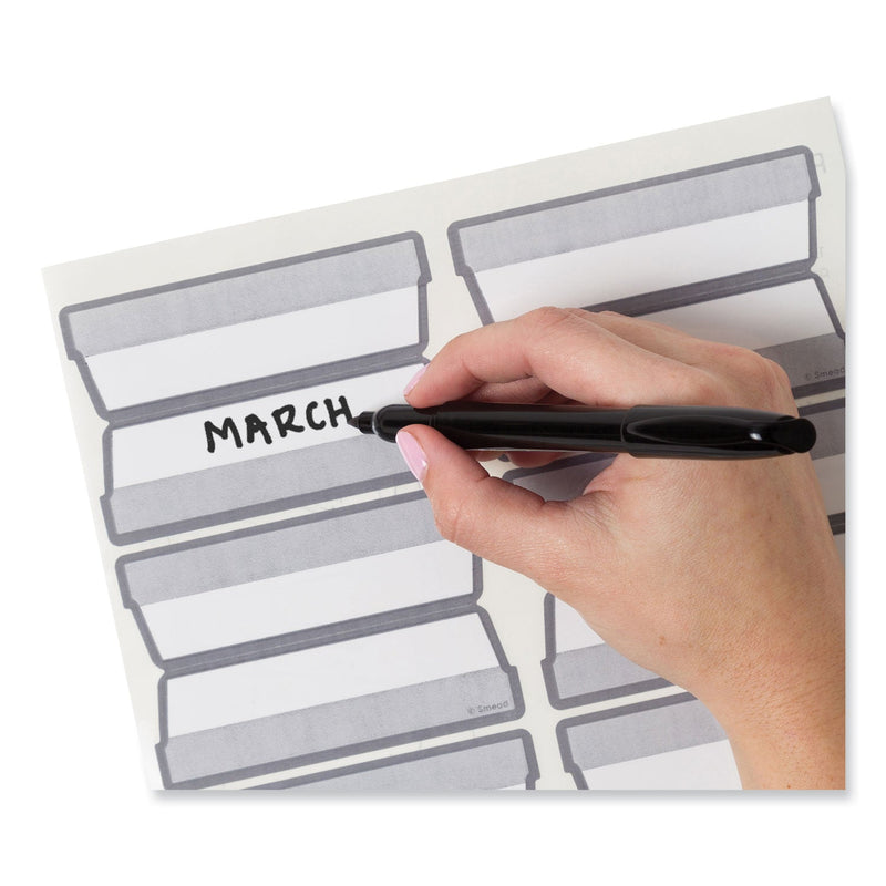 Smead 100% Recycled Hanging File Folders with ProTab Kit, Letter Size, 1/3-Cut, Standard Green