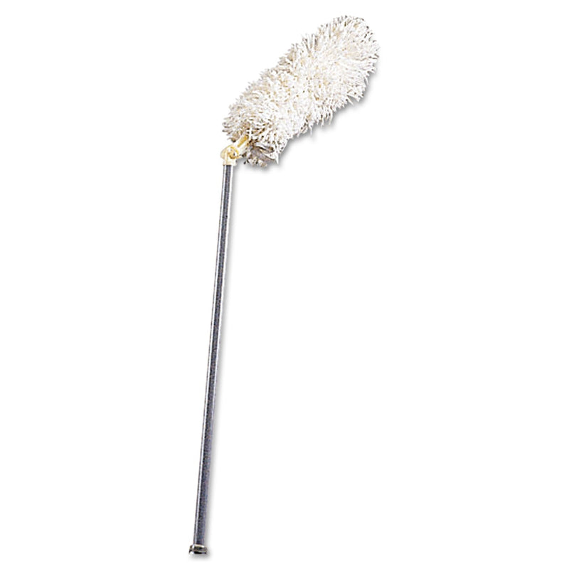 Rubbermaid HiDuster Dusting Tool with Angled Launderable Head, 51" Extension Handle