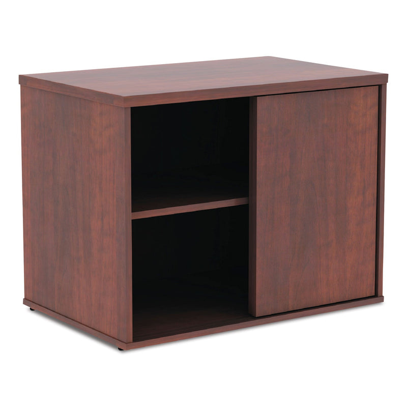 Alera Open Office Low Storage Cabinet Credenza, 29 1/2 x 19 1/8x 22 7/8, Cherry