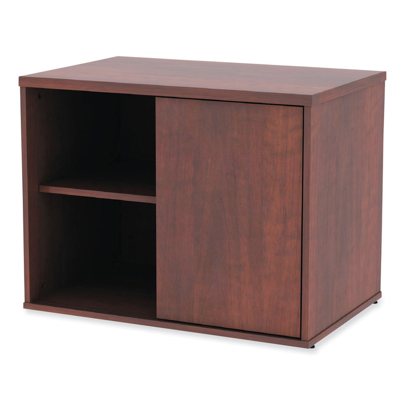 Alera Open Office Low Storage Cabinet Credenza, 29 1/2 x 19 1/8x 22 7/8, Cherry