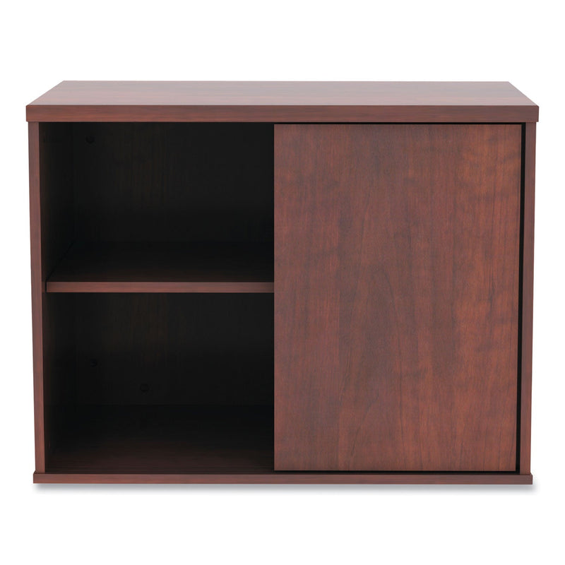 Alera Open Office Low Storage Cabinet Credenza, 29 1/2 x 19 1/8x 22 7/8, Cherry
