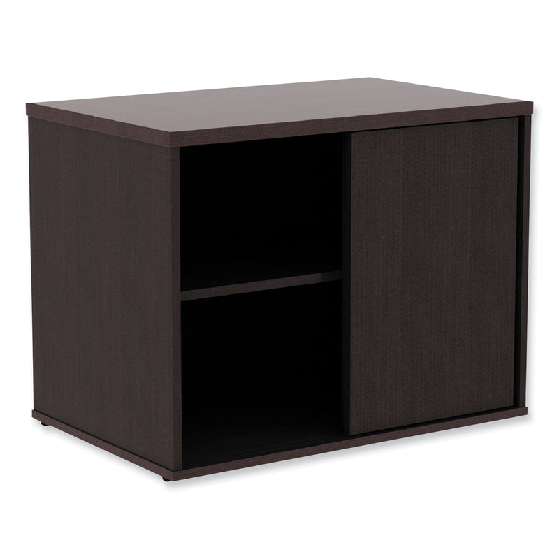 Alera Open Office Low Storage Cab Cred, 29.5w x 19.13d x 22.88h, Espresso