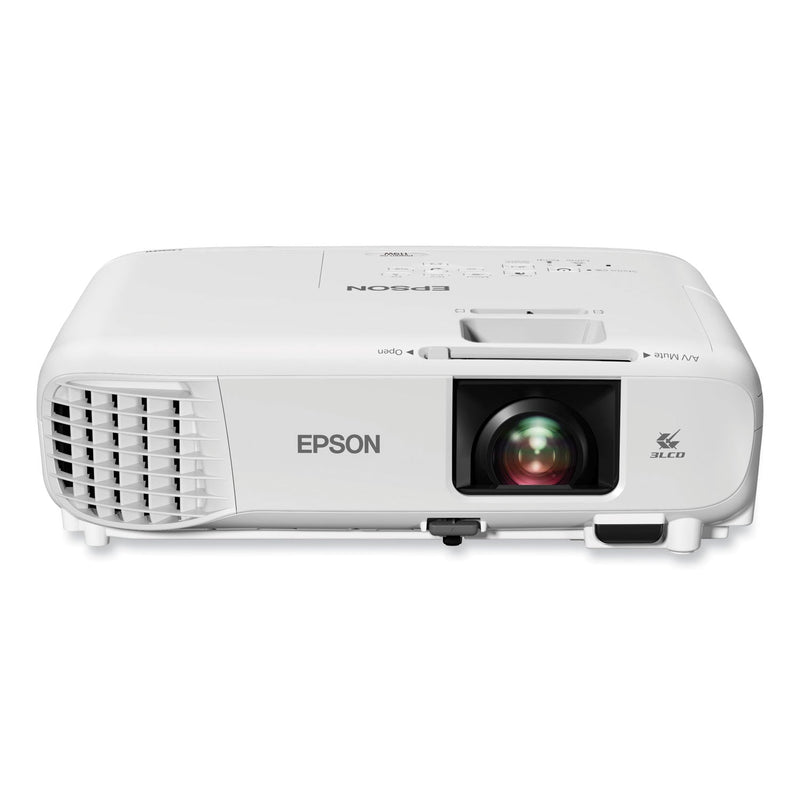 Epson PowerLite 119W 3LCD WXGA Classroom Projector, 4,000 lm, 1280 x 800 Pixels, 1.2x Zoom