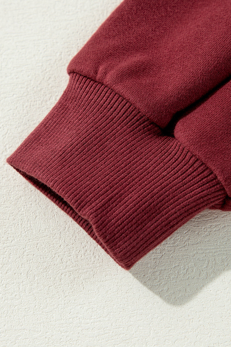 Ella Patchwork Drop Shoulder Pullover