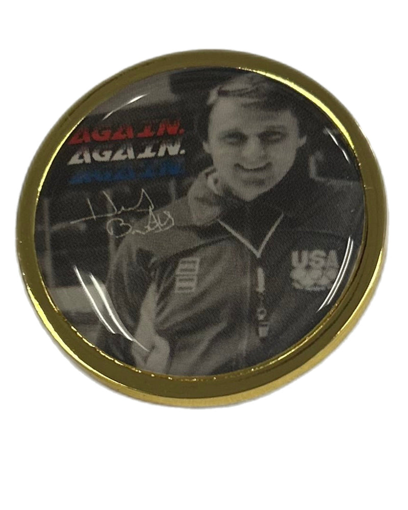 Herb Brooks Again Again Again Miracle on Ice 1980 Official Collectors Pin