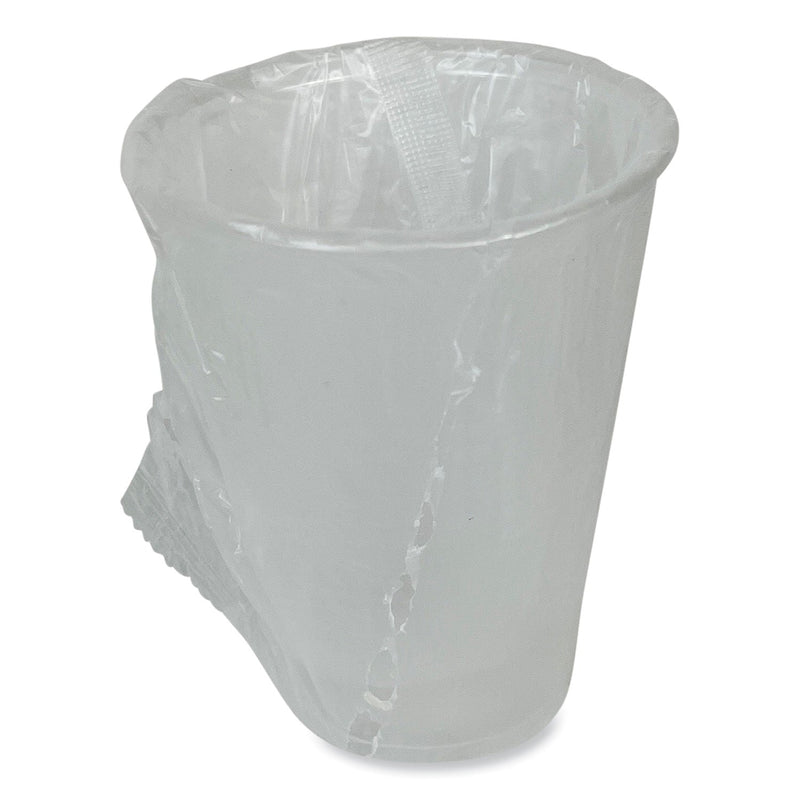 Boardwalk Translucent Plastic Cold Cups, Individually Wrapped, 9 oz, Polypropylene, 1,000/Carton