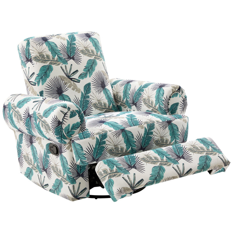 Manual Swivel Recliner Rocker Chair With Adjustable Backrest