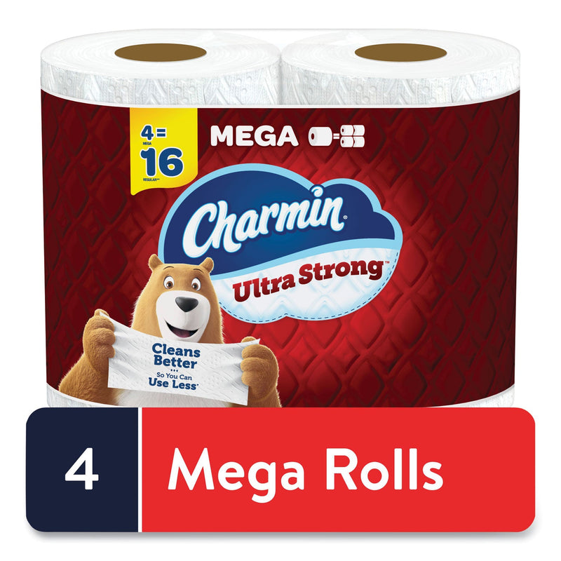 Charmin Ultra Strong Bathroom Tissue, Septic Safe, 2-Ply, White, 264 Sheet/Roll, 4/Pack