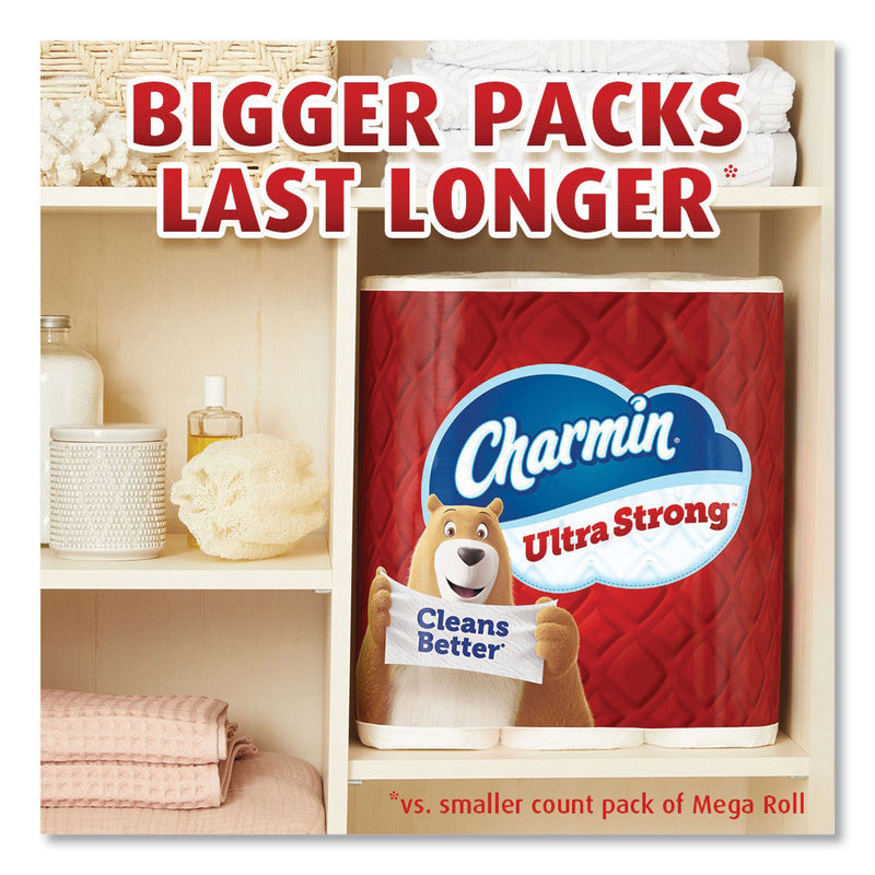 Charmin Ultra Strong Bathroom Tissue, Septic Safe, 2-Ply, White, 264 Sheet/Roll, 18/Pack