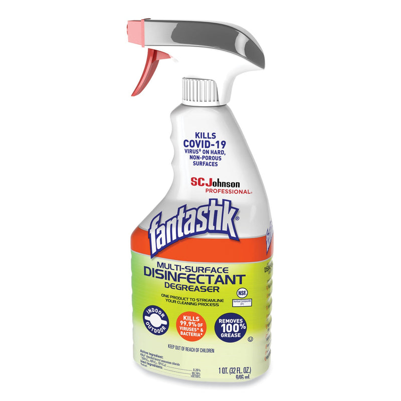 Fantastik Multi-Surface Disinfectant Degreaser, Herbal, 32 oz Spray Bottle