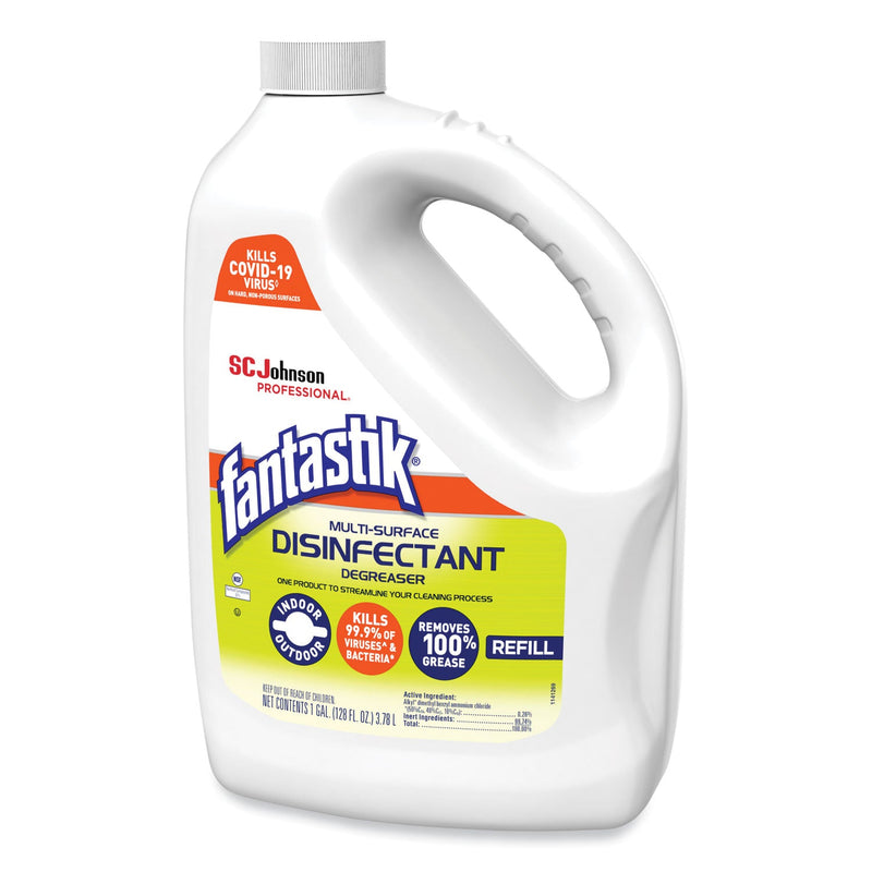 Fantastik Multi-Surface Disinfectant Degreaser, Pleasant Scent, 1 Gallon Bottle