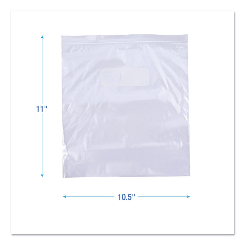Boardwalk Reclosable Food Storage Bags, 1 gal, 2.7 mil, 10.5" x 11", Clear, 250/Box