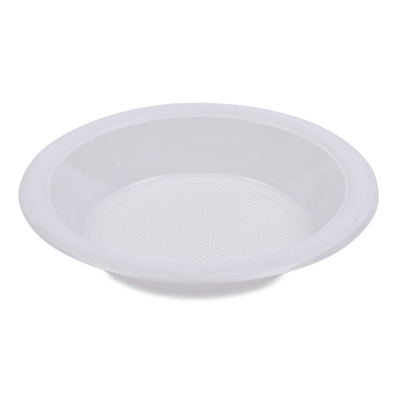 Boardwalk Hi-Impact Plastic Dinnerware, Bowl, 10 to 12 oz, White, 1,000/Carton
