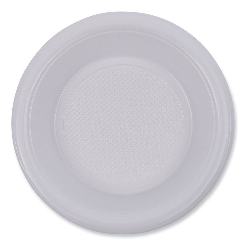 Boardwalk Hi-Impact Plastic Dinnerware, Bowl, 10 to 12 oz, White, 1,000/Carton