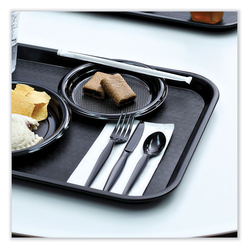 Boardwalk Heavyweight Wrapped Polystyrene Cutlery, Fork, Black, 1,000/Carton