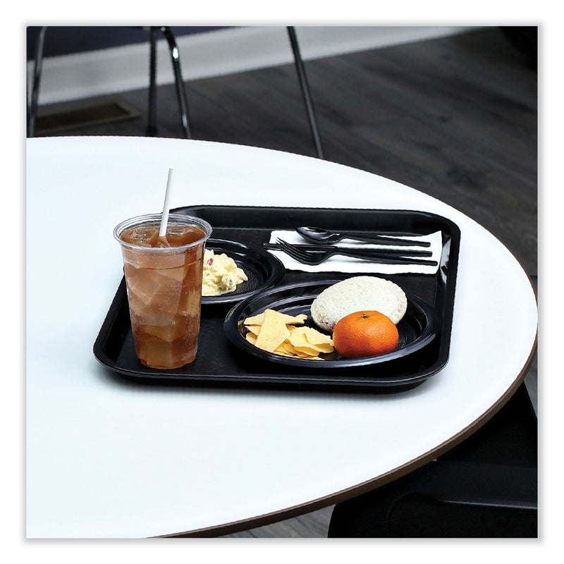 Boardwalk Heavyweight Wrapped Polystyrene Cutlery, Fork, Black, 1,000/Carton