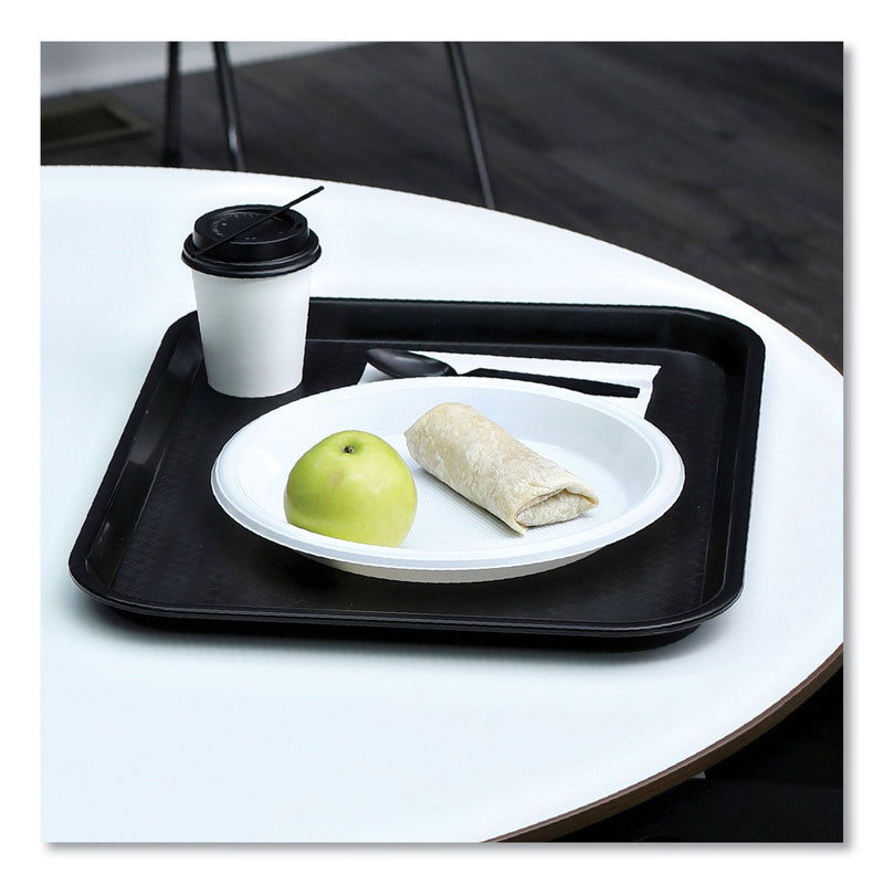 Boardwalk Hot Cup Lids, Fits 8 oz Hot Cups, Black, 1,000/Carton