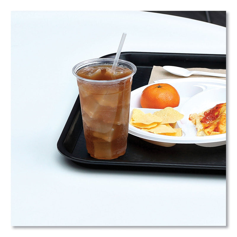 Boardwalk Jumbo Straws, 7.75", Plastic, Translucent, Unwrapped, 250/Pack, 50 Packs/Carton