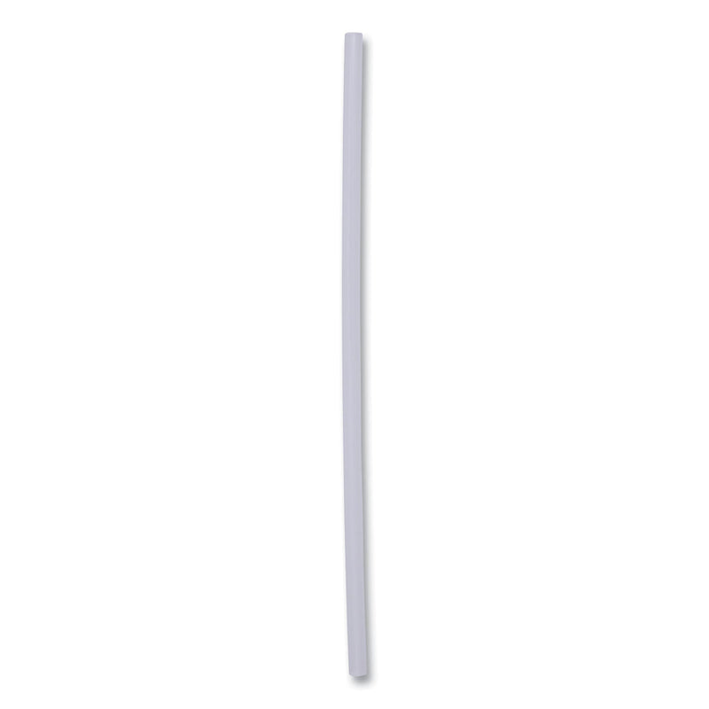 Boardwalk Jumbo Straws, 7.75", Plastic, Translucent, Unwrapped, 250/Pack, 50 Packs/Carton