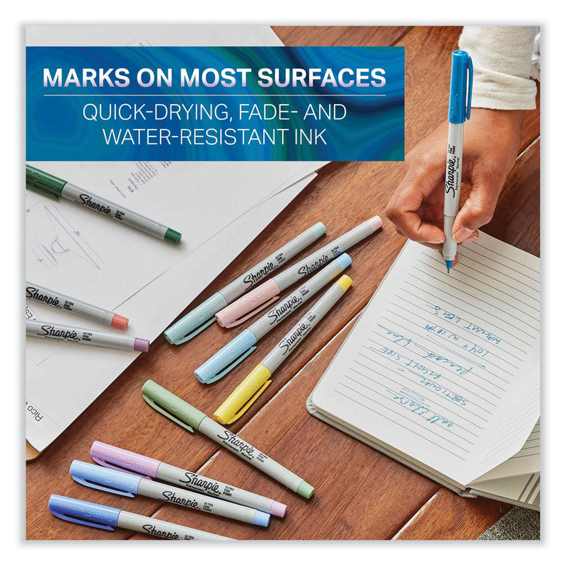 Sharpie Mystic Gems Markers, Ultra-Fine Needle Tip, Assorted, 24/Pack