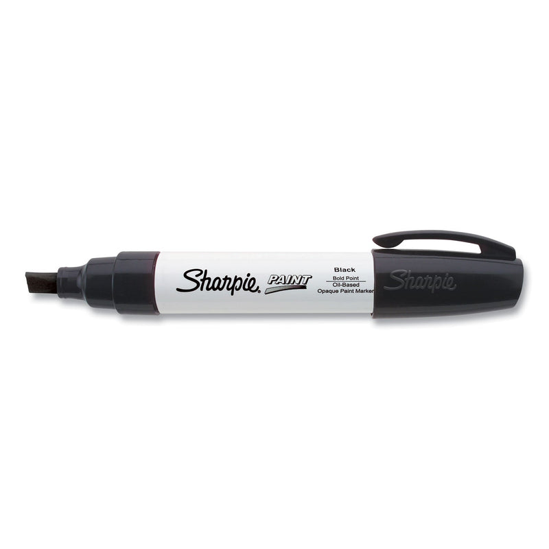 Sharpie Permanent Paint Marker, Extra-Broad Chisel Tip, Black