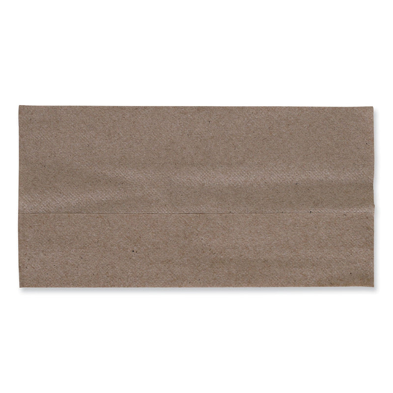 Boardwalk Tall Fold Dispenser Napkins, 1-Ply, 13 x 6, Kraft, 500/Pack, 20 Packs/Carton