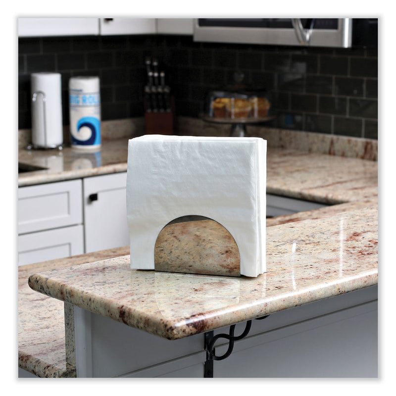 Boardwalk Dinner Napkin, 1-Ply, 17 x 17, White, 250/Pack, 12 Packs/Carton