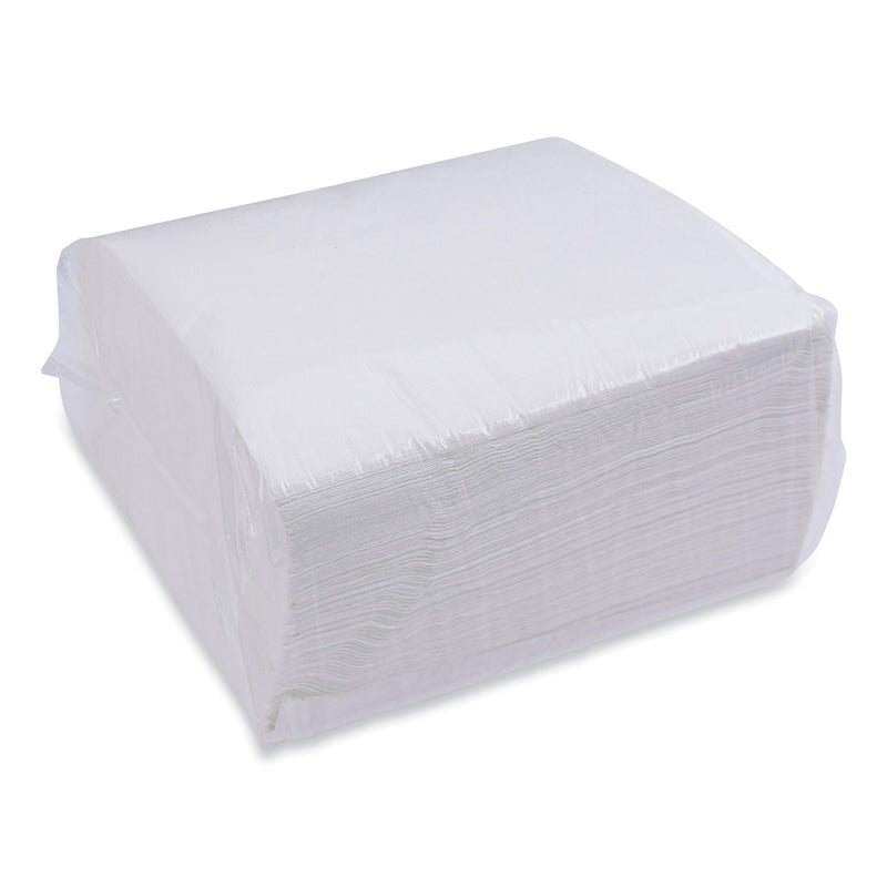 Boardwalk Dinner Napkin, 1-Ply, 17 x 17, White, 250/Pack, 12 Packs/Carton