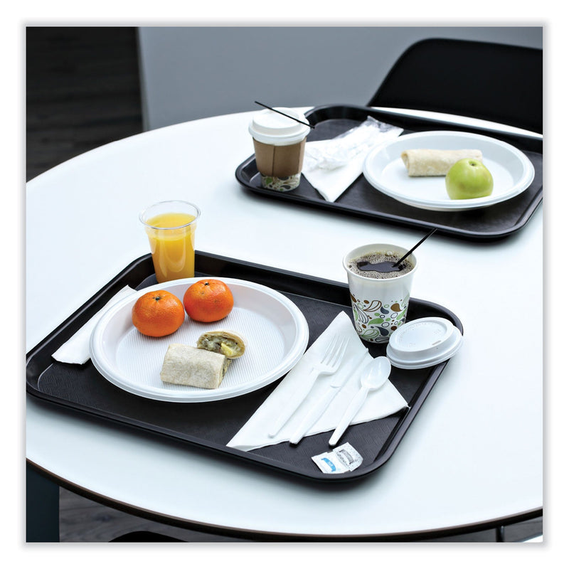 Boardwalk Deerfield Hot Cup Lids, Fits 10 oz to 20 oz Cups, White, Plastic, 50/Pack, 20 Packs/Carton