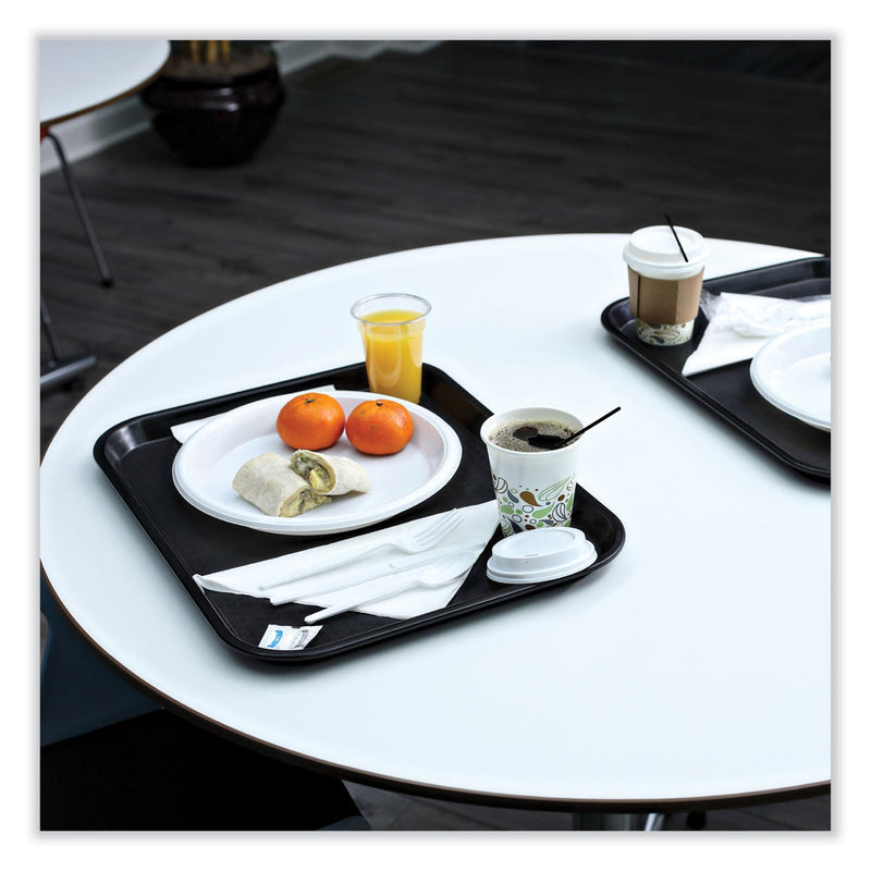 Boardwalk Deerfield Hot Cup Lids, Fits 10 oz to 20 oz Cups, White, Plastic, 50/Pack, 20 Packs/Carton